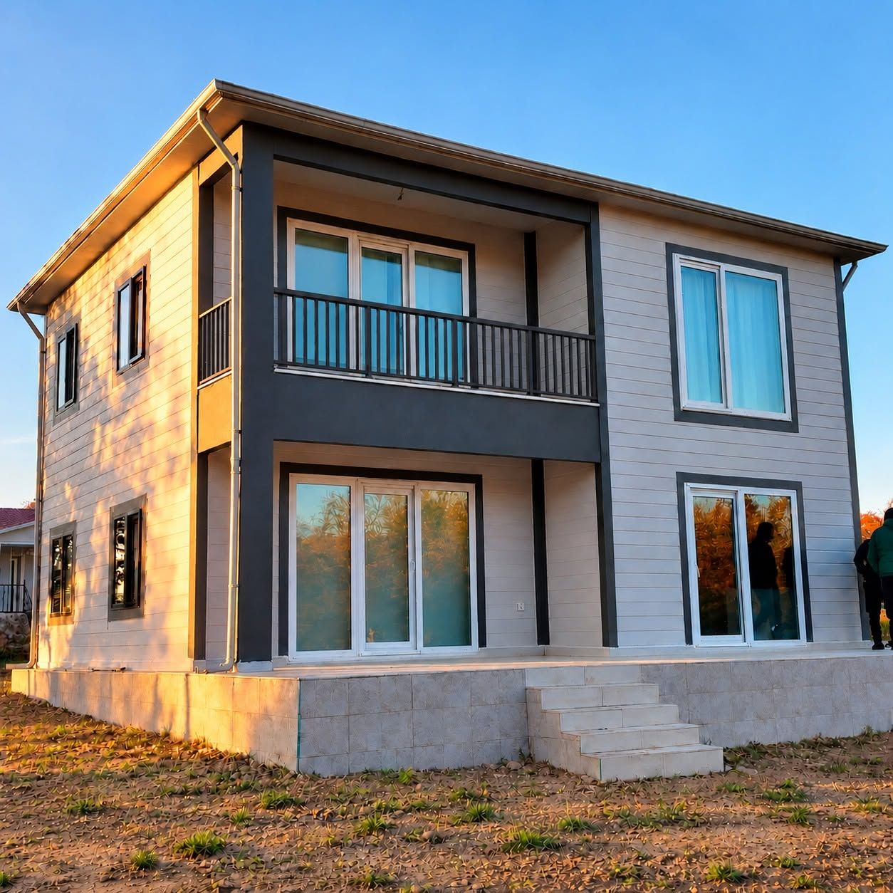 Didim, Aydın — 164 m² iki katlı hafif çelik uygulaması
