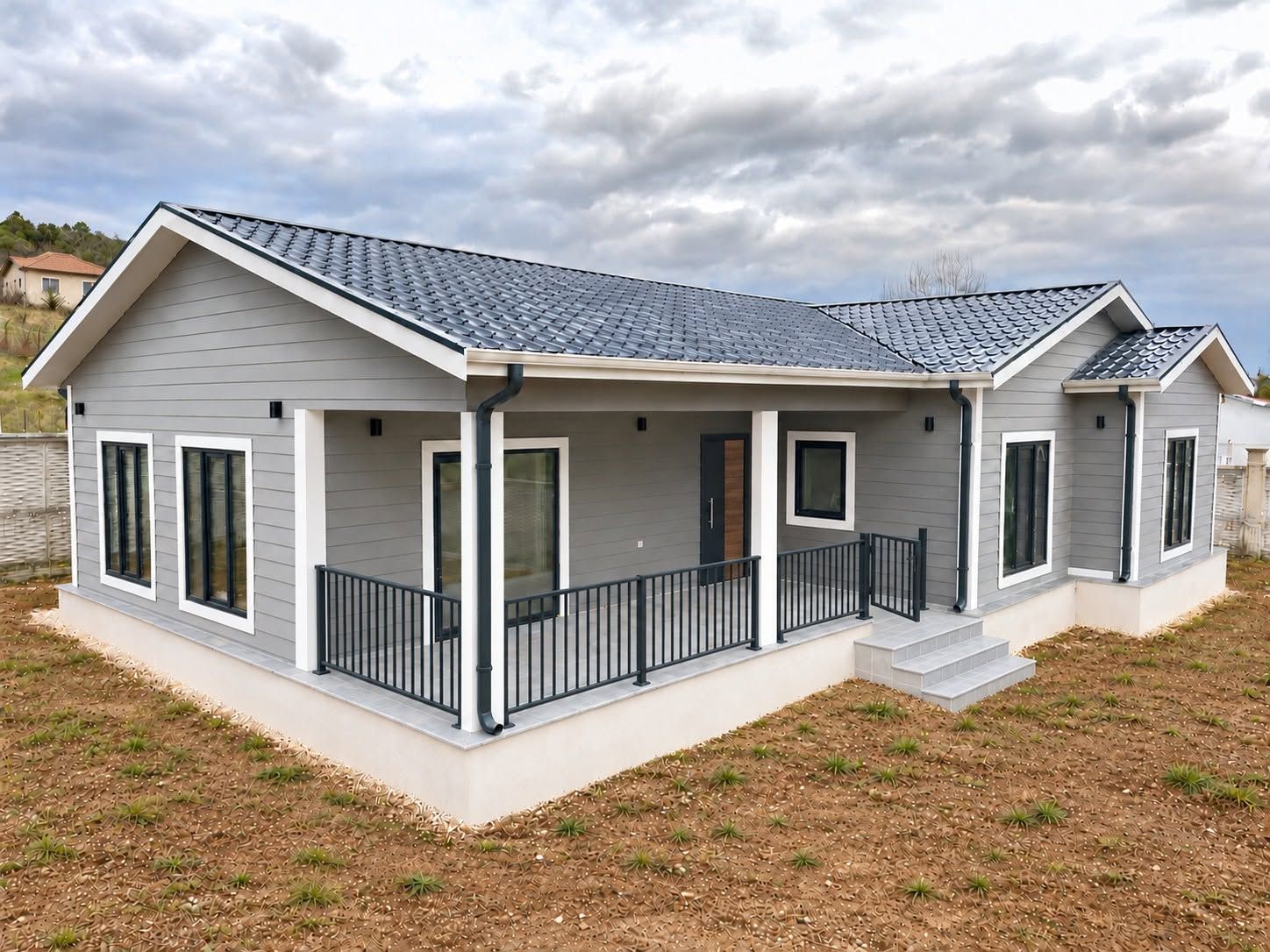 Fethiye, Muğla — 108 m² prefabrik uygulaması