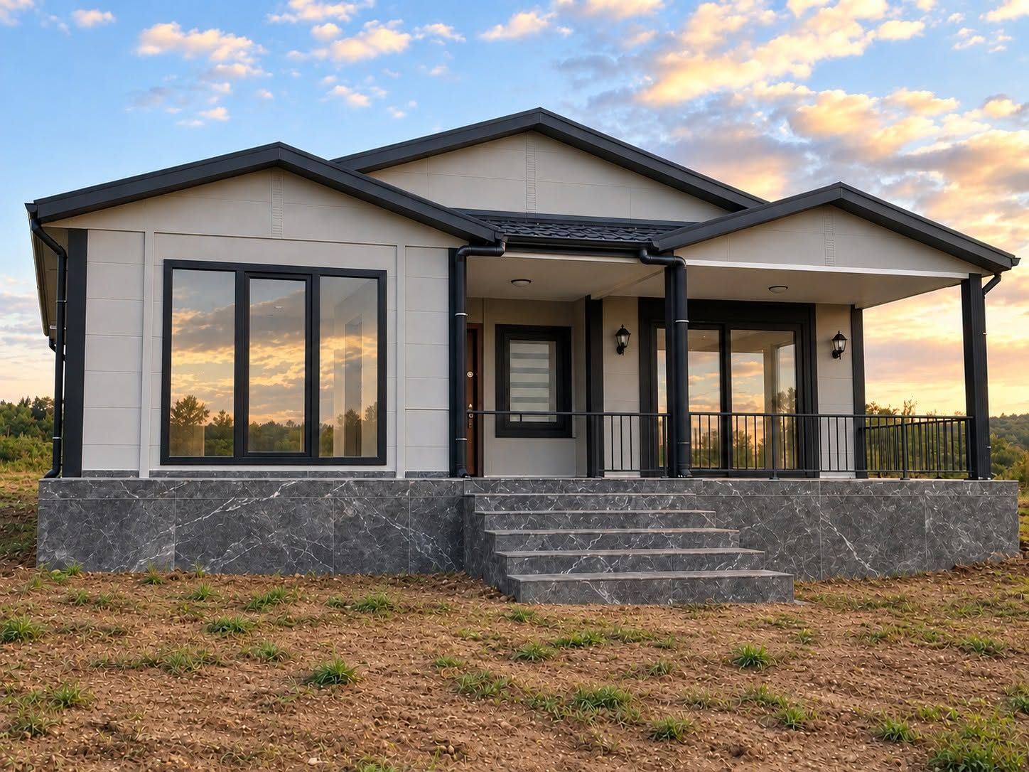 Erzin, Hatay — 110 m² prefabrik uygulaması