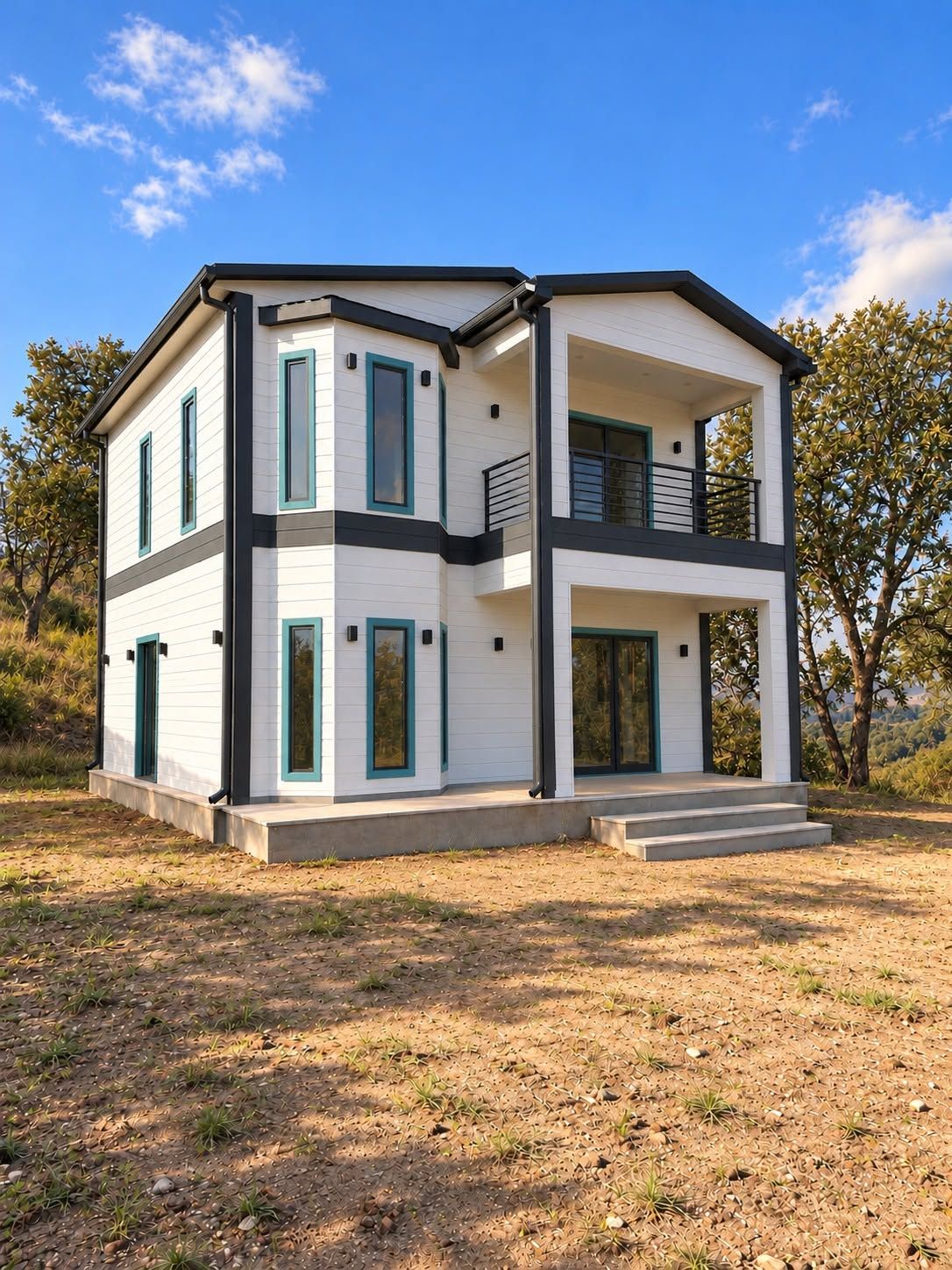 Finike, Antalya — 140 m² prefabrik uygulaması