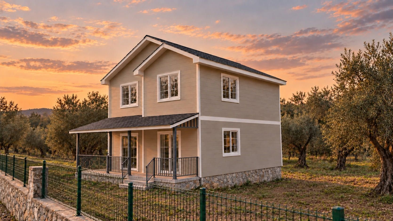 Söke / Aydın — 142 m² prefabrik uygulaması