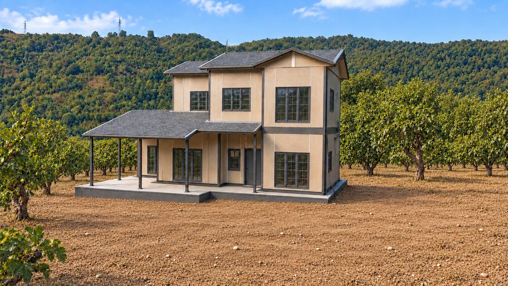 Kumluca, Antalya — 150 m² prefabrik uygulaması