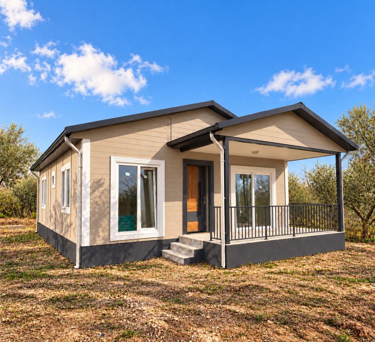 Eğirdir, Isparta — 68 m² prefabrik uygulaması