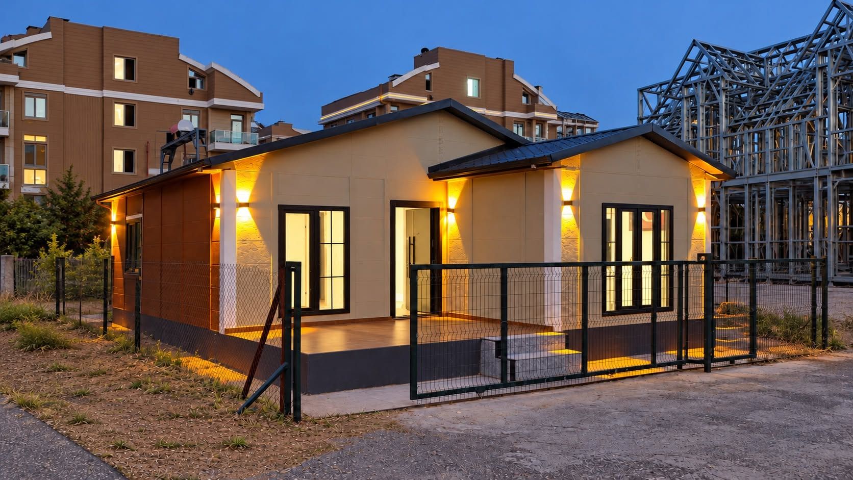 Kepez, Antalya — 70 m² prefabrik uygulaması