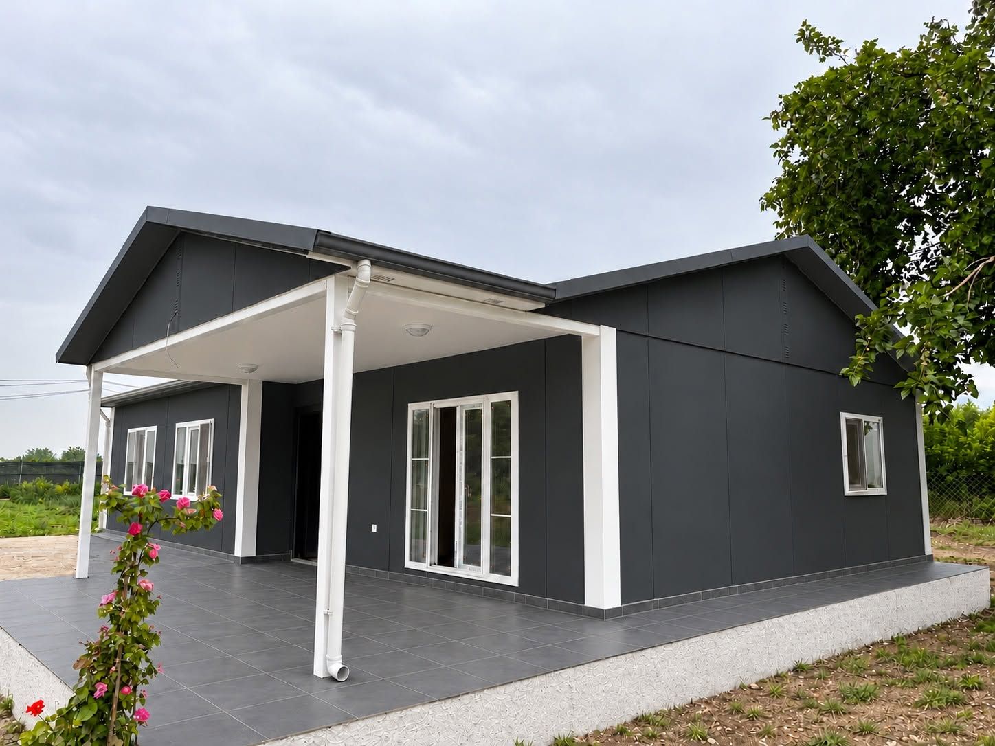Banaz, Uşak — 90 m² prefabrik uygulaması